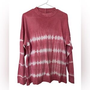 VS PINK Long Sleeved Tie Dye Shirt S